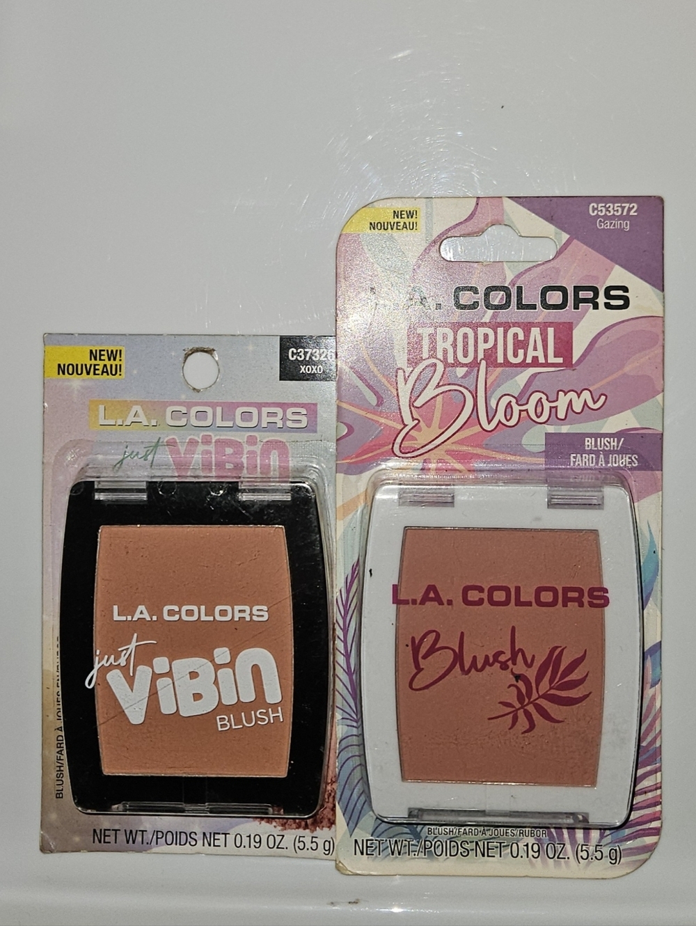 L.A. Colors Just Vibin' Blush & Tropical Bloom Blush Collections BNIB